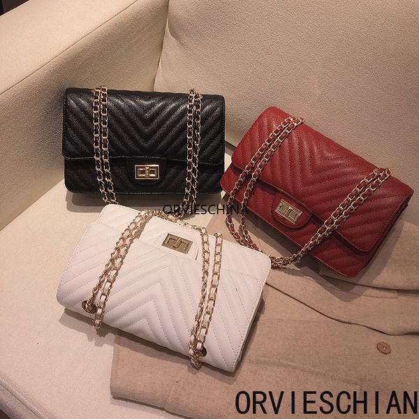 fashion female shoulder bags pu leather women's crossbody bag luxury designer lingge handbags chains sheepskin totes 2019
fashion female shoulder bags pu leather women's crossbody bag luxury designer lingge handbags chains sheepskin totes 2019