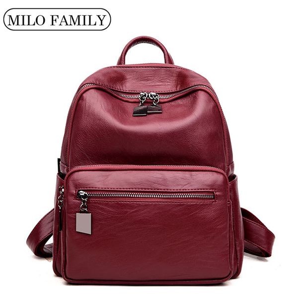 multi-function women backpack soft leather backpacks for teenage girls shoulder bag travel backpack mochilas mujer
multi-function women backpack soft leather backpacks for teenage girls shoulder bag travel backpack mochilas mujer