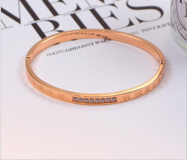 korean version of the diamond rose gold roman numerals bracelet fashion couple bracelet chain, Golden;silver
korean version of the diamond rose gold roman numerals bracelet fashion couple bracelet chain, Golden;silver