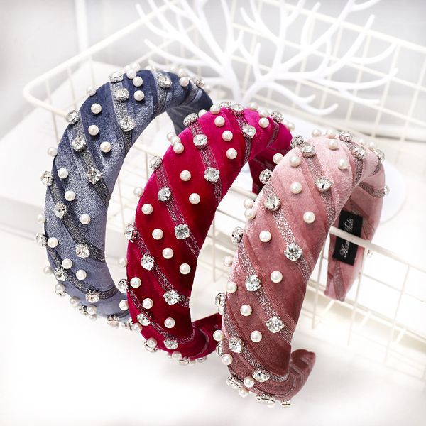 selling nail pearl hair bands europe and america online celebrity-man-made diamond sponge hair accessories c669, Brown
selling nail pearl hair bands europe and america online celebrity-man-made diamond sponge hair accessories c669, Brown