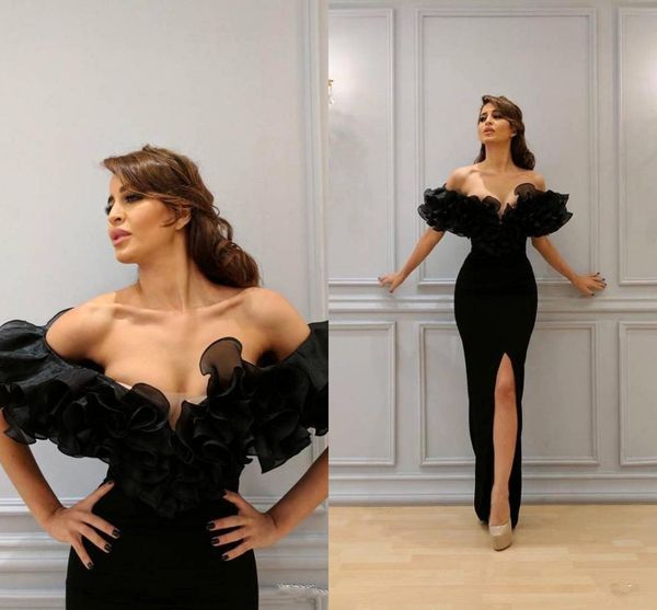 black off shoulder mermaid prom dresses vintage high side split evening gown luxury formal party bridesmaid pageant dresses bc2438
black off shoulder mermaid prom dresses vintage high side split evening gown luxury formal party bridesmaid pageant dresses bc2438
