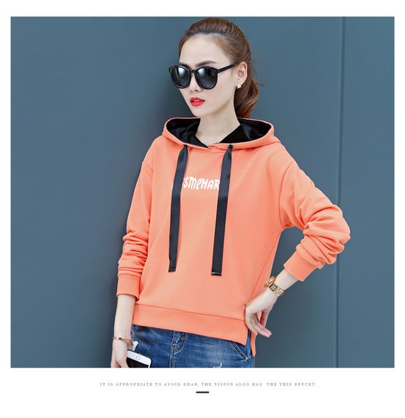 women's hoodies & sweatshirts korean style student long-sleeved sweater coat fashion 2021 printing ins spring, Black
women's hoodies & sweatshirts korean style student long-sleeved sweater coat fashion 2021 printing ins spring, Black