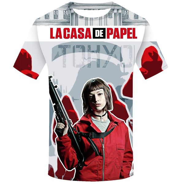 tokyo la casa de papel 3d print men fashion t shirt mask cosplay the house of paper role playing party halloween money heist, White;black
tokyo la casa de papel 3d print men fashion t shirt mask cosplay the house of paper role playing party halloween money heist, White;black