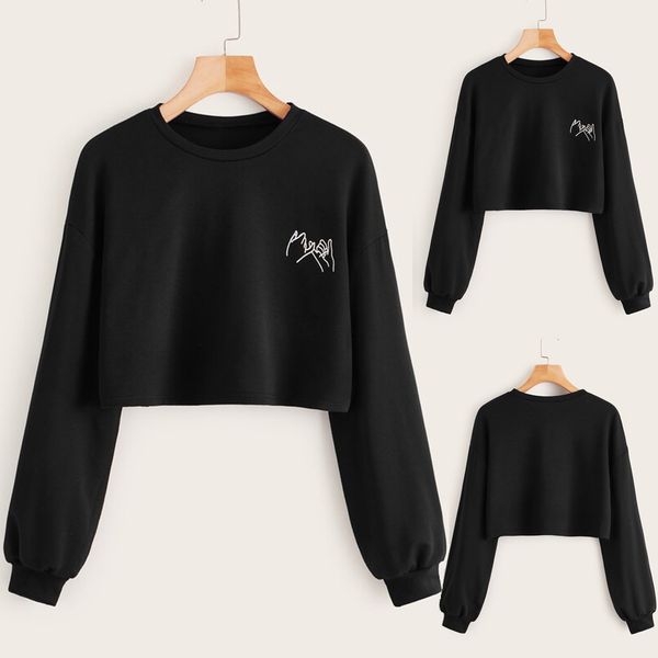 fashion women's round collar printing hatless tracksuit and long sleeves mujer blouse sweatshirt #11.11, White;black
fashion women's round collar printing hatless tracksuit and long sleeves mujer blouse sweatshirt #11.11, White;black