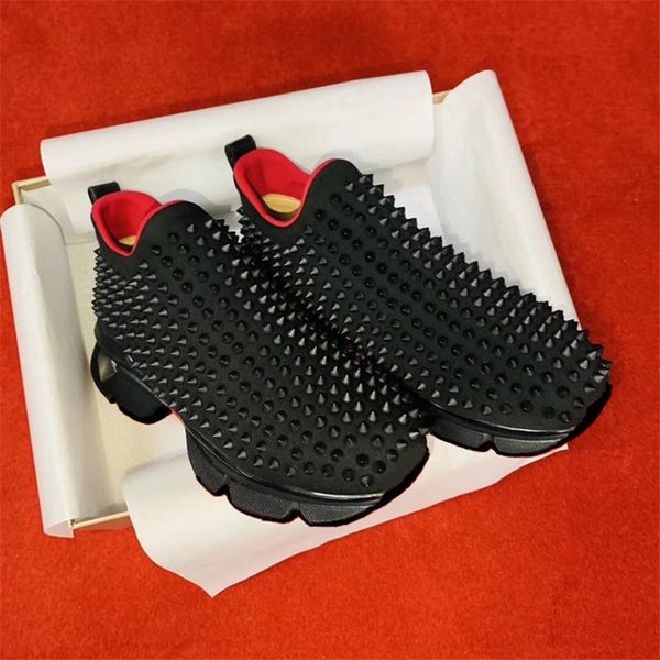fashion luxury red bottom men women casual shoes spikes rivets rhinestone dress party walking shoes sneakers chaussures sport 35-46, Black
fashion luxury red bottom men women casual shoes spikes rivets rhinestone dress party walking shoes sneakers chaussures sport 35-46, Black