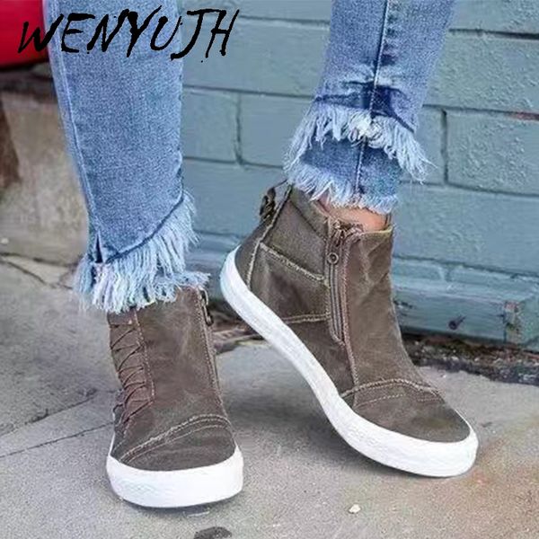 women canvas flat dropship zipper slip on sneakers woman vulcaninsed shoes sewing flats ladies platform casual female, Black
women canvas flat dropship zipper slip on sneakers woman vulcaninsed shoes sewing flats ladies platform casual female, Black
