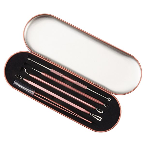 out2019 selling 5pcs/1set blackhead facial acne spot pimple remover extractor tool professional simple pink mar15
out2019 selling 5pcs/1set blackhead facial acne spot pimple remover extractor tool professional simple pink mar15