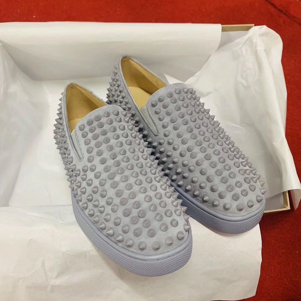 red bottom men shoes pik pik boat sneakers roller flat shoes matte suede leather trainers crystal spiked sneaker low cut sneake, Black
red bottom men shoes pik pik boat sneakers roller flat shoes matte suede leather trainers crystal spiked sneaker low cut sneake, Black
