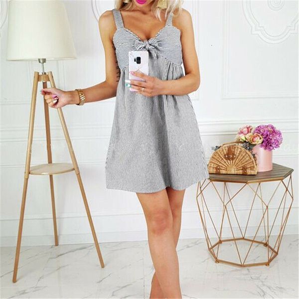 new boho style cute sweet women strappy v neck bowknot striped short mini dress party evening summer beach holiday dress, Black;gray
new boho style cute sweet women strappy v neck bowknot striped short mini dress party evening summer beach holiday dress, Black;gray