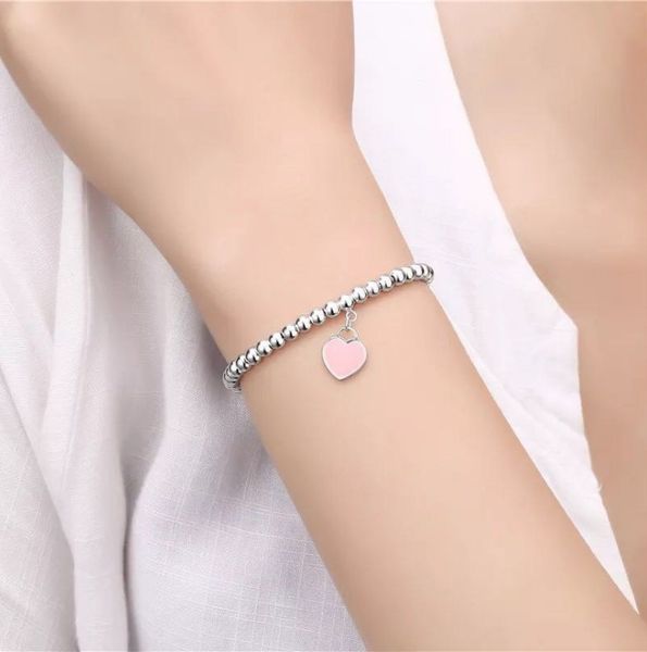 fashion jewelry 925 silver love heart-shaped bracelet mother's day crystal from austrian red enamel beads tiff brand, Black
fashion jewelry 925 silver love heart-shaped bracelet mother's day crystal from austrian red enamel beads tiff brand, Black