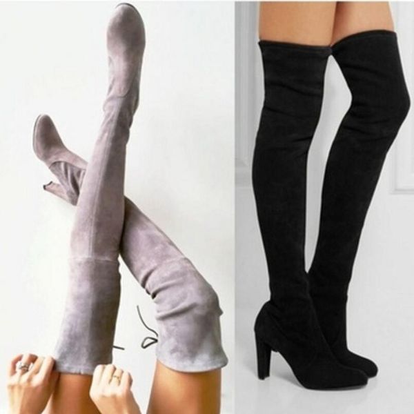high heels women over the knee boots zapatos de mujer size-43 2018 fashion female winter thigh high boots faux suede leatherw075, Black
high heels women over the knee boots zapatos de mujer size-43 2018 fashion female winter thigh high boots faux suede leatherw075, Black