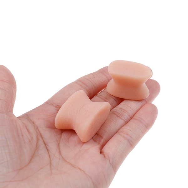 2pcs silicone gel toe separator for bunion corrective hallux valgus thumb overlapping repair bone ortc straightener inserts, Black
2pcs silicone gel toe separator for bunion corrective hallux valgus thumb overlapping repair bone ortc straightener inserts, Black