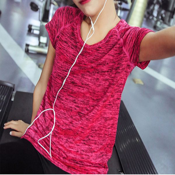 professional sports t-shirt running fitness yoga exercise women underwear breathable stretch round neck short sleeve fast drying, Black;blue
professional sports t-shirt running fitness yoga exercise women underwear breathable stretch round neck short sleeve fast drying, Black;blue