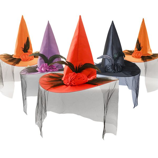 witch hats masquerade ribbon rose mesh witch hat party hats caps cosplay costume accessories halloween party fancy dress decor
witch hats masquerade ribbon rose mesh witch hat party hats caps cosplay costume accessories halloween party fancy dress decor