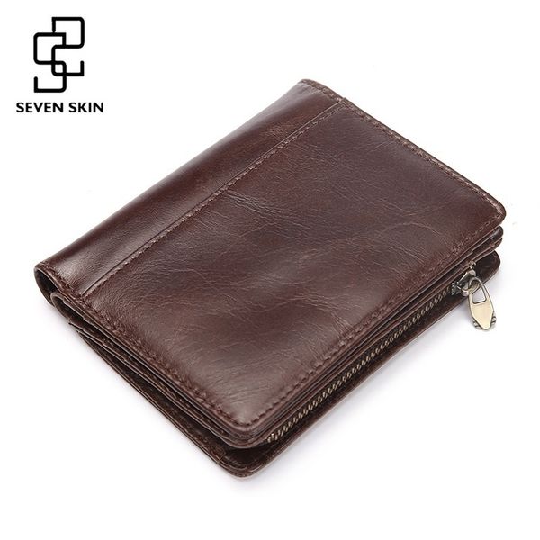 men casual genuine cowhide leather wallet vintage design small coin purse male short slim zipper bifold wallet card p holder, Red;black
men casual genuine cowhide leather wallet vintage design small coin purse male short slim zipper bifold wallet card p holder, Red;black