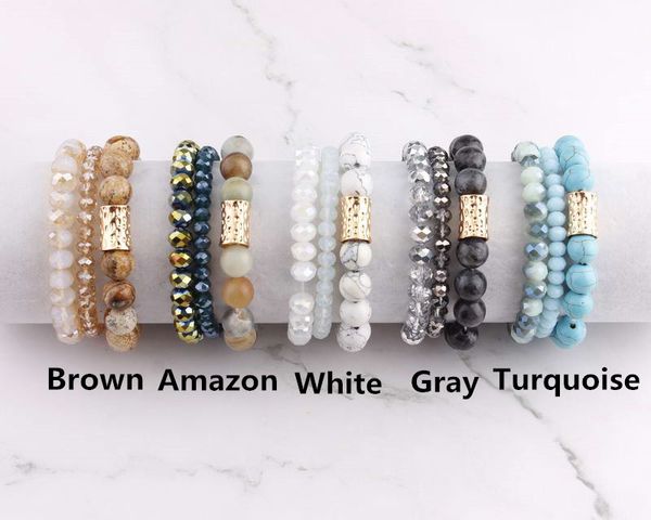 natural stone & glass beads multi-strand bracelets set for women 2020 spring summer bangle bracelet fashion jewelry accessories, Black
natural stone & glass beads multi-strand bracelets set for women 2020 spring summer bangle bracelet fashion jewelry accessories, Black