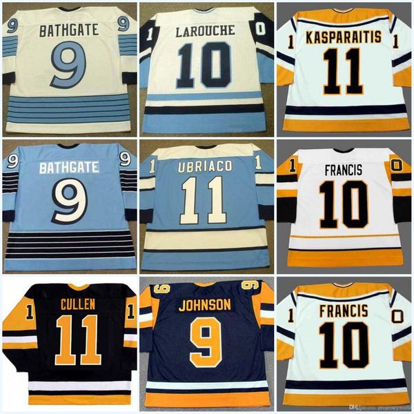 9 ANDY BATHGATE 1967 9 MARK JOHNSON 10 DAN QUINN 10 PIERRE LAROUCHE 11 GENE UBRIACO 11 DARIUS KASPARAITIS Vintage Hockey Jerseys
9 ANDY BATHGATE 1967 9 MARK JOHNSON 10 DAN QUINN 10 PIERRE LAROUCHE 11 GENE UBRIACO 11 DARIUS KASPARAITIS Vintage Hockey Jerseys