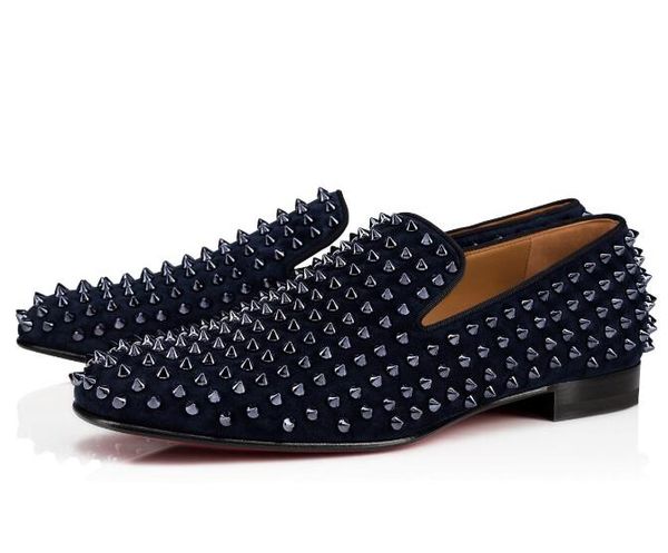 elegance red bottom rollerboy spikes oxford flat slip on red sole dandelion walking loafers flats -- business,party,dress c011, Black
elegance red bottom rollerboy spikes oxford flat slip on red sole dandelion walking loafers flats -- business,party,dress c011, Black