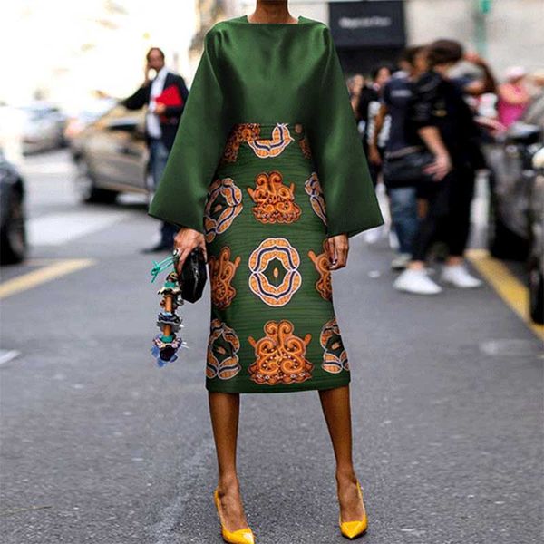 2019 autumn and winter new european and american women's clothing explosion models retro printing long-sleeved suit skirt, Black;gray
2019 autumn and winter new european and american women's clothing explosion models retro printing long-sleeved suit skirt, Black;gray