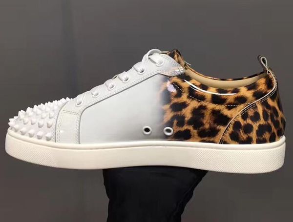 2019 designer popular red bottoms studded spikes flat sneakers for men women glitter party lovers genuine leather casual rivet sneaker c011, Black
2019 designer popular red bottoms studded spikes flat sneakers for men women glitter party lovers genuine leather casual rivet sneaker c011, Black