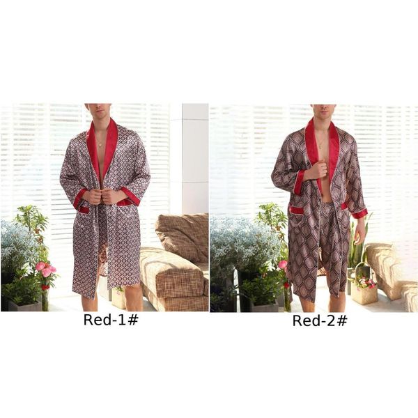 men's robe sets fashion printed 2psc set sleepwear bathrobe plus size red print male night gown+shorts, Black;brown
men's robe sets fashion printed 2psc set sleepwear bathrobe plus size red print male night gown+shorts, Black;brown