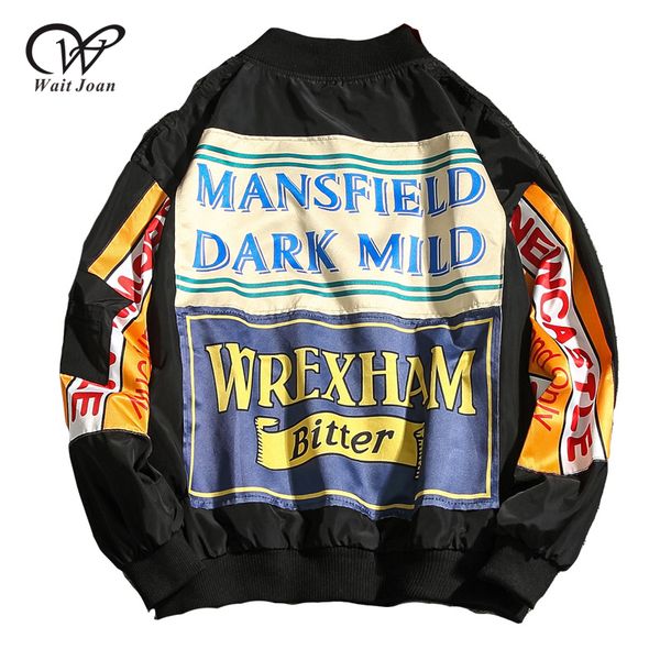 letter print spring autumn jacket women bf stripe oversized bomber jacket casual loose streetwear ladies coats and jackets wj266, Black;brown
letter print spring autumn jacket women bf stripe oversized bomber jacket casual loose streetwear ladies coats and jackets wj266, Black;brown