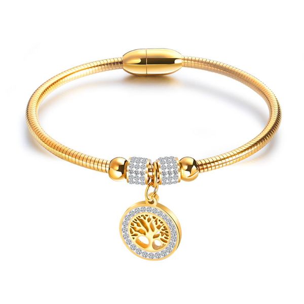 gold ladies bracelet classic life tree crystal tag magnet buckle bracelet holiday gift 3-gh925, Black
gold ladies bracelet classic life tree crystal tag magnet buckle bracelet holiday gift 3-gh925, Black