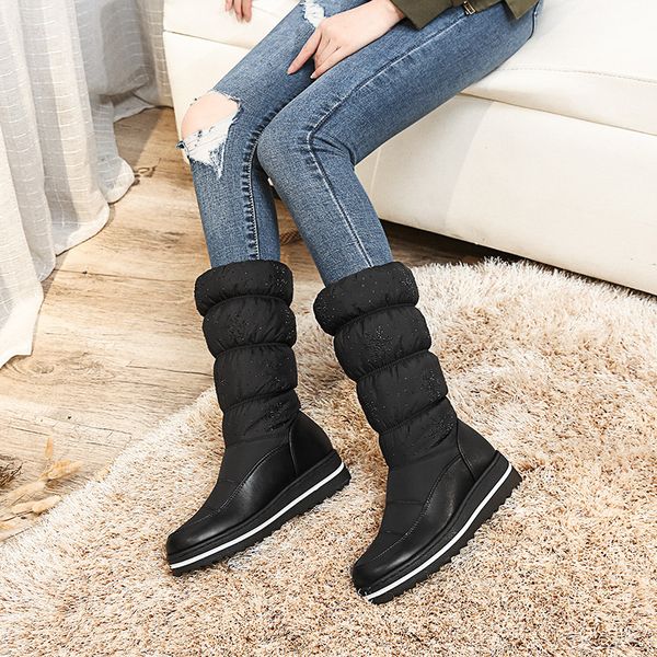 youyedian women boots fleeces mid calf boots women fashion winter female shoes casual flat snow 2019 bota feminina, Black
youyedian women boots fleeces mid calf boots women fashion winter female shoes casual flat snow 2019 bota feminina, Black