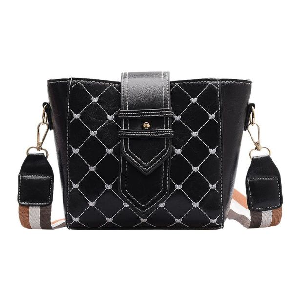 retro messenger bag women pu leather lattice pattern shoulder crossbody handbag high-capacity patchwork bucket bags
retro messenger bag women pu leather lattice pattern shoulder crossbody handbag high-capacity patchwork bucket bags