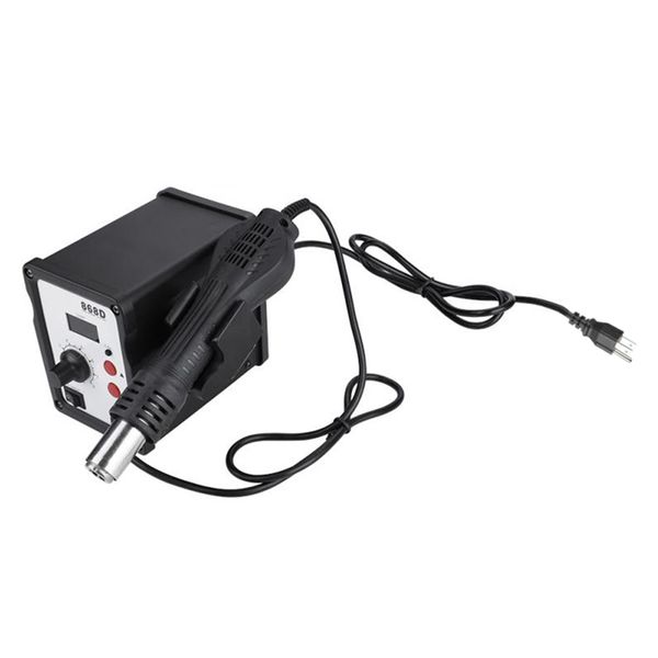 868d 700w digital display anti-static air rework soldering station with 5 nozzles ground wire tweezers
868d 700w digital display anti-static air rework soldering station with 5 nozzles ground wire tweezers