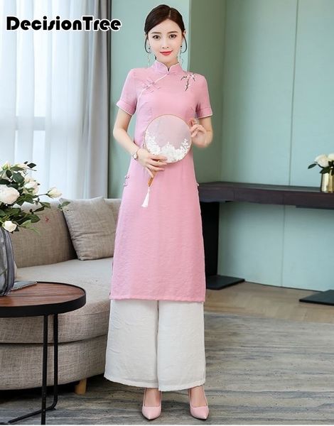 2019 woman solid white aodai vietnam traditional clothing ao dai vietnam dress costumes improved cheongsam dress, Red
2019 woman solid white aodai vietnam traditional clothing ao dai vietnam dress costumes improved cheongsam dress, Red