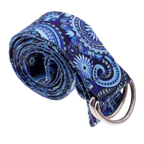 185cm yoga stretch strap gym fitness stretching flexibility w/ d-ring buckle 
185cm yoga stretch strap gym fitness stretching flexibility w/ d-ring buckle