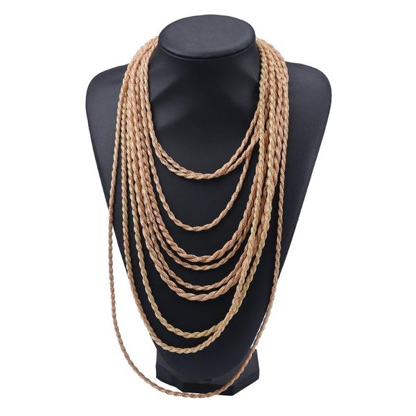 exaggerated maxi large statement necklace layers golden metal chain long pendant necklace collars chokers jewelry wholesale, Golden;silver
exaggerated maxi large statement necklace layers golden metal chain long pendant necklace collars chokers jewelry wholesale, Golden;silver