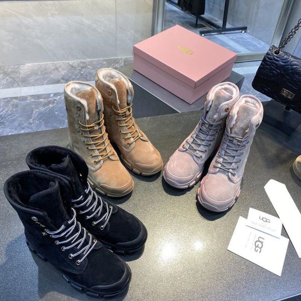 australian luxury snow boots women's fur integrated thickened plus velvet mid boots women's thick bottom cotton shoes size 35-40 0, Black
australian luxury snow boots women's fur integrated thickened plus velvet mid boots women's thick bottom cotton shoes size 35-40 0, Black