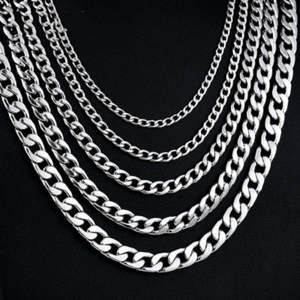 mens hip hop stainless steel nk figaro chain necklaces 5mm 6mm 7mm fashion trendy rock link jewelry accessories statement necklace, Silver
mens hip hop stainless steel nk figaro chain necklaces 5mm 6mm 7mm fashion trendy rock link jewelry accessories statement necklace, Silver