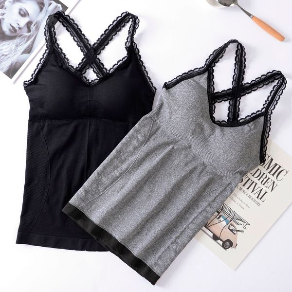 women bra lace bra shoulder strap wrapped chest bra lace beauty back no steel ring underwear solid color sports vest #yl5, Black;white
women bra lace bra shoulder strap wrapped chest bra lace beauty back no steel ring underwear solid color sports vest #yl5, Black;white