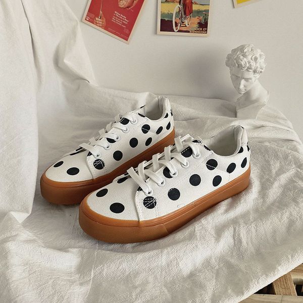 2020 spring new flat shoes women fashion simple dot print decoration non-slip comfortable casual shoes, Black
2020 spring new flat shoes women fashion simple dot print decoration non-slip comfortable casual shoes, Black