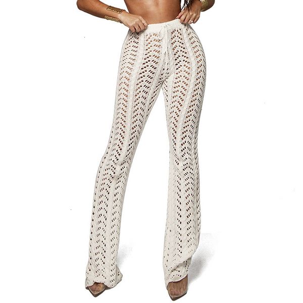 womens pants solid women summer beach knitted hollow out pants see through mesh crochet flare pant bodycon party trousers clubwear, Black;white
womens pants solid women summer beach knitted hollow out pants see through mesh crochet flare pant bodycon party trousers clubwear, Black;white