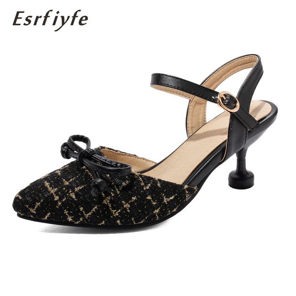 esrfiyfe new mixed color women sandals pointed toe bowknot shollow high heels weeding shoes spike heel buckle pumps dress shoes, Black
esrfiyfe new mixed color women sandals pointed toe bowknot shollow high heels weeding shoes spike heel buckle pumps dress shoes, Black