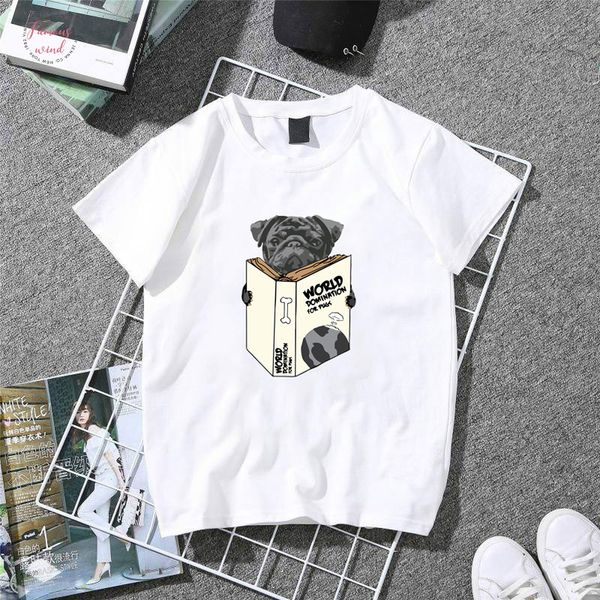 классическая футболка женщины world domination для мопсов футболка lady 100% хлопок summer casual tops девушка hipster white t короткие руба
классическая футболка женщины world domination для мопсов футболка lady 100% хлопок summer casual tops девушка hipster white t короткие руба