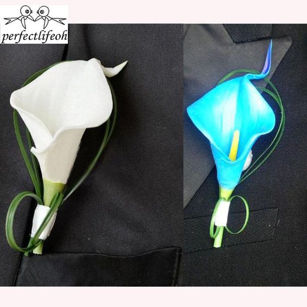 erfectlifeoh hand made white calla lily flower corsage groom groomsman wedding party man boutonniere pin brooch decoration pymll, Black;gray
erfectlifeoh hand made white calla lily flower corsage groom groomsman wedding party man boutonniere pin brooch decoration pymll, Black;gray