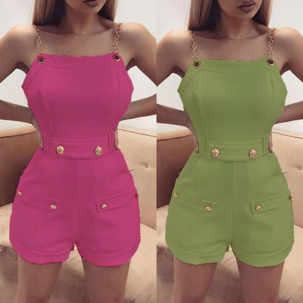 2019 lady jumpsuit plus size rompers for women condole super short playsuits s-2xl summer solid color sling jumpsuit shorts, Black;white
2019 lady jumpsuit plus size rompers for women condole super short playsuits s-2xl summer solid color sling jumpsuit shorts, Black;white