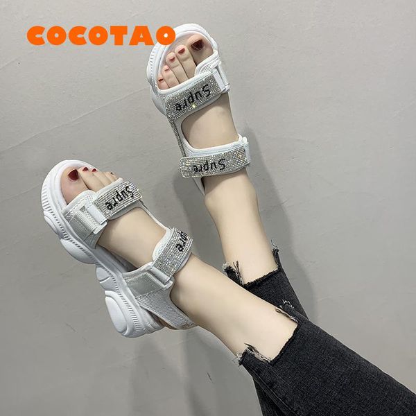 2020 rhinestonew muffin thick-soled sandals female summer korean students fashion beach roman soles women shoes flat, Black
2020 rhinestonew muffin thick-soled sandals female summer korean students fashion beach roman soles women shoes flat, Black