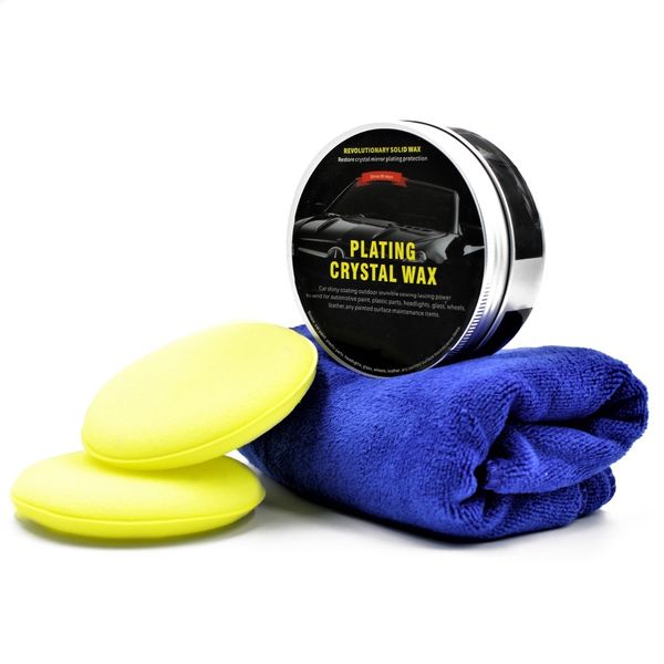 car wax crystal plating set hard glossy carnauba wax paint care coating tiny scratch repair maintenance with sponge and towel
car wax crystal plating set hard glossy carnauba wax paint care coating tiny scratch repair maintenance with sponge and towel