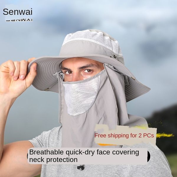 men's men's big brim sun hat detachable anti-mosquito fishing cap outdoor sun hat for children, Blue;gray
men's men's big brim sun hat detachable anti-mosquito fishing cap outdoor sun hat for children, Blue;gray