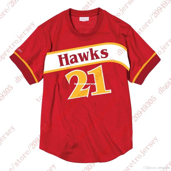 custom #21 dominique wilkins mitchell & ness red mesh jersey shirt mens stitched summer tee basketball jerseys ncaa, Black;blue 
custom #21 dominique wilkins mitchell & ness red mesh jersey shirt mens stitched summer tee basketball jerseys ncaa, Black;blue