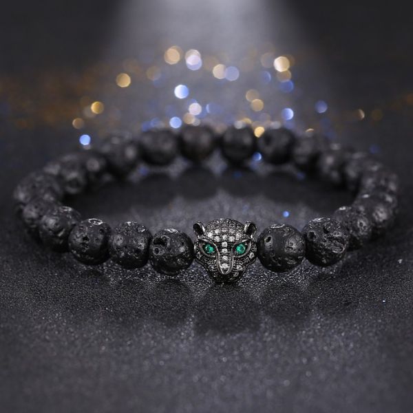 beaded, strands 2021 4color zircon bracelet men micro pave cz copper leopard head charm bangle natural black volcanic rocks stone for
beaded, strands 2021 4color zircon bracelet men micro pave cz copper leopard head charm bangle natural black volcanic rocks stone for