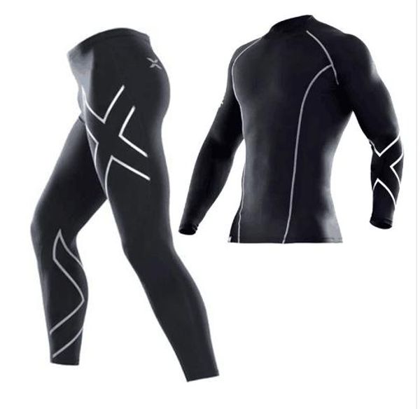 2018 new compression men's sport suits quick dry running sets clothes sports joggers training gym fitness tracksuits running set, Black;blue
2018 new compression men's sport suits quick dry running sets clothes sports joggers training gym fitness tracksuits running set, Black;blue