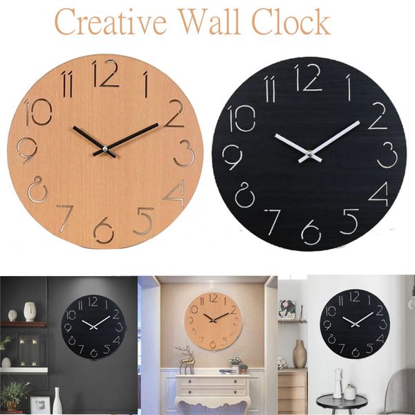 12" wall clock wooden silent non-ticking kitchen wall clocks for indoor/outdoor living room
12" wall clock wooden silent non-ticking kitchen wall clocks for indoor/outdoor living room