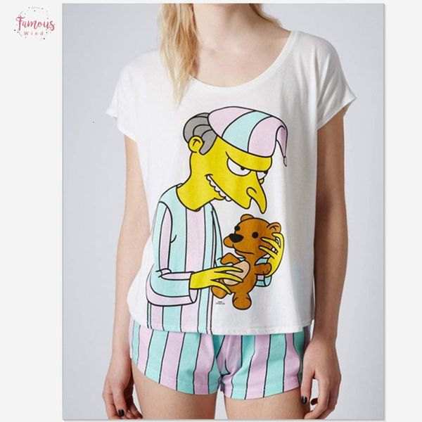 women 2019 pajama sets with cute pyjamas mr burns printed fashion causal sweet candy color stripped simpson for ladies, Black;red
women 2019 pajama sets with cute pyjamas mr burns printed fashion causal sweet candy color stripped simpson for ladies, Black;red